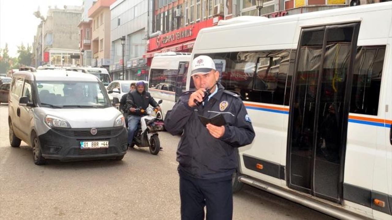 Adana'da sürücülere korna cezası