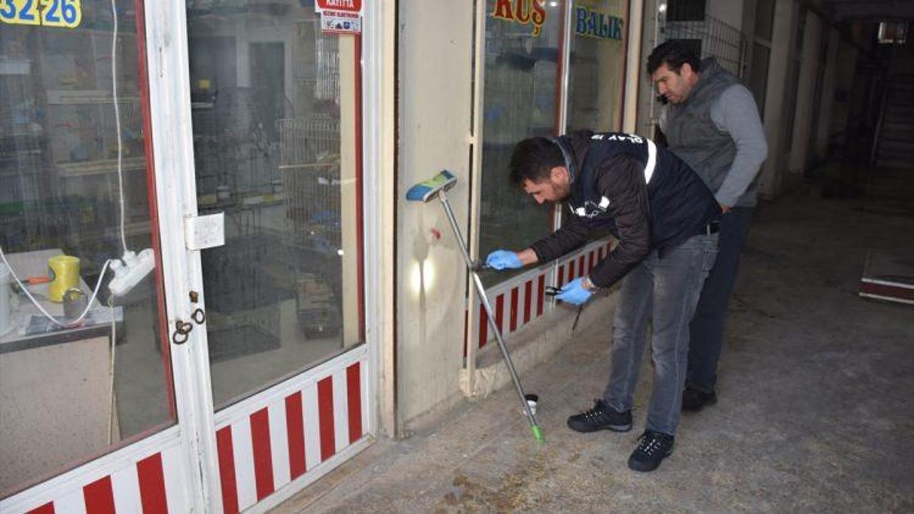 Adıyaman'da kuş hırsızlığı güvenlik kamerasında