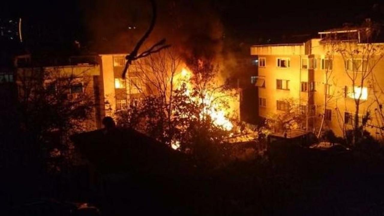 Kadıköy'de gecekondu yangını