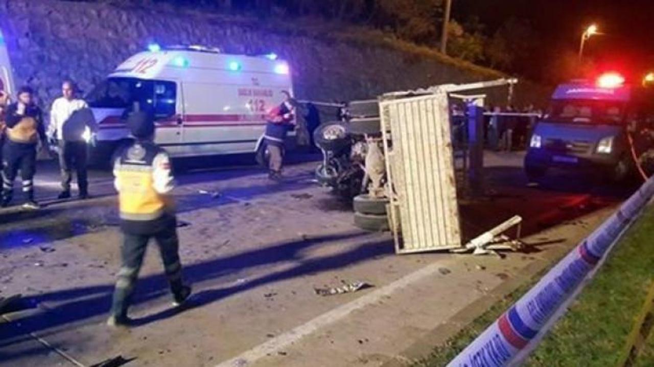 Ordu'da feci kaza: &Ouml;l&uuml; ve yaralılar var