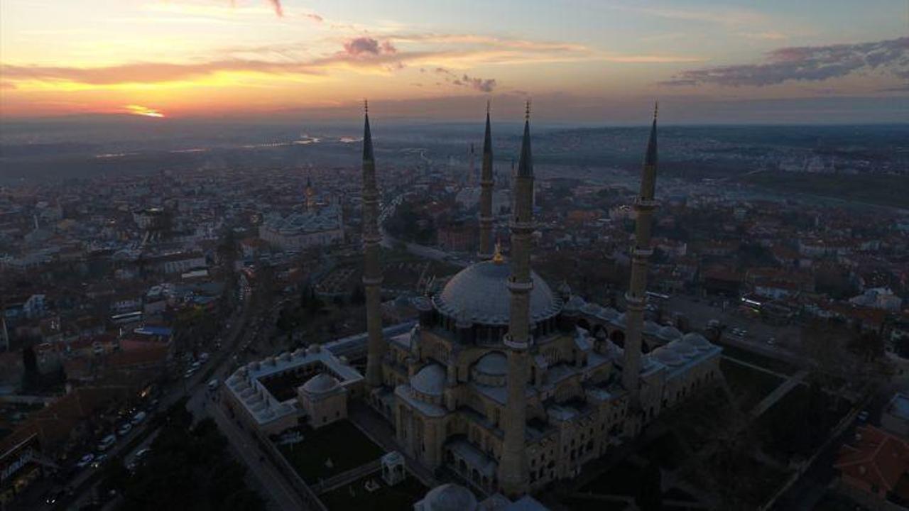 Selimiye'de gün batımı