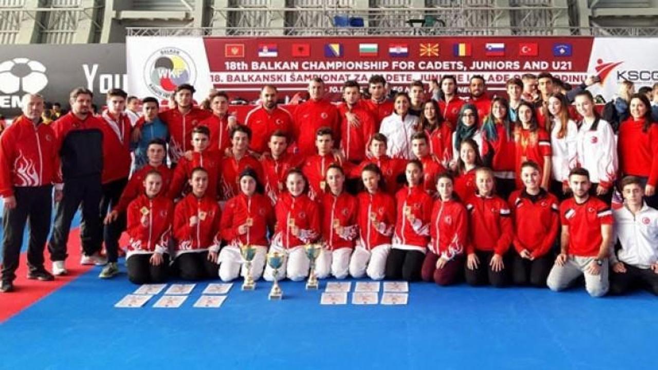 Karatecilerimiz Balkan şampiyonu