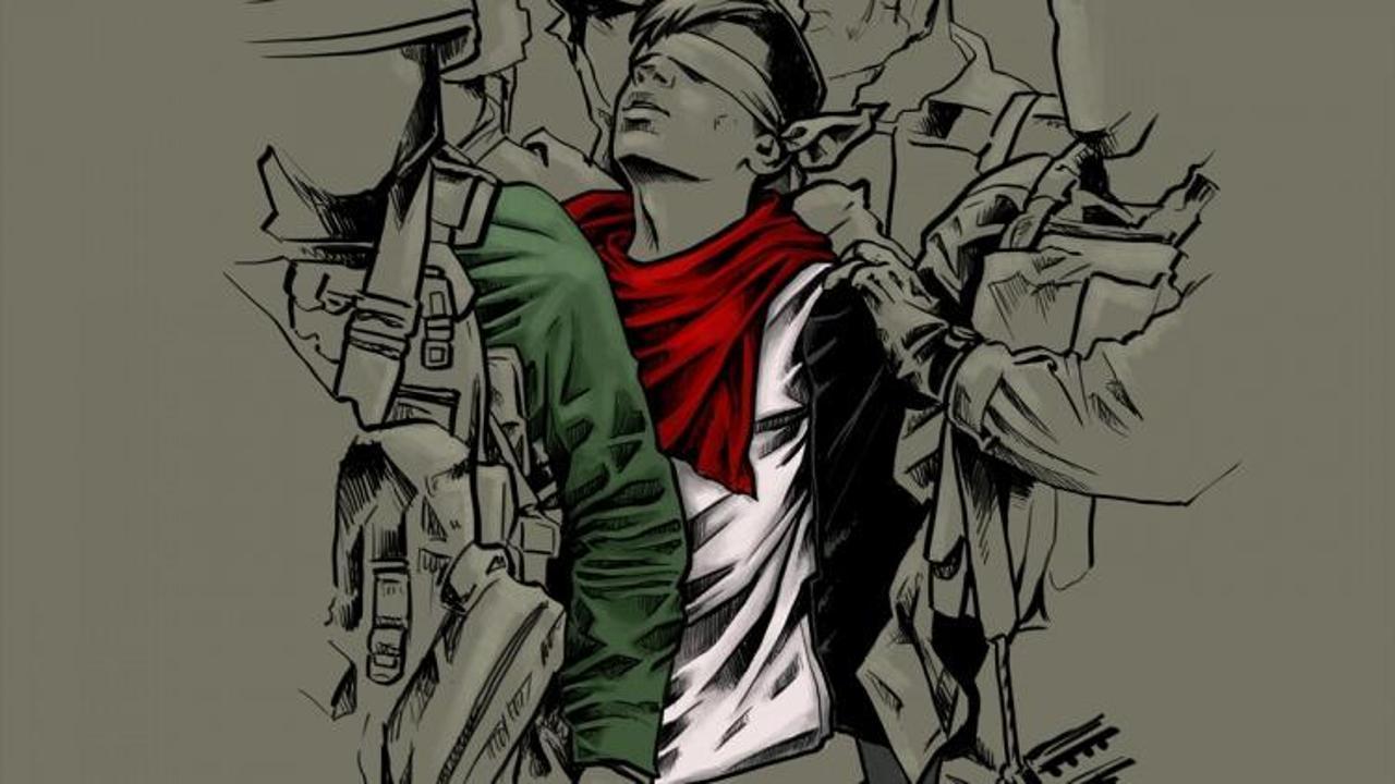 Kudüs direnişçisi "Cuneydi" resmedildi...