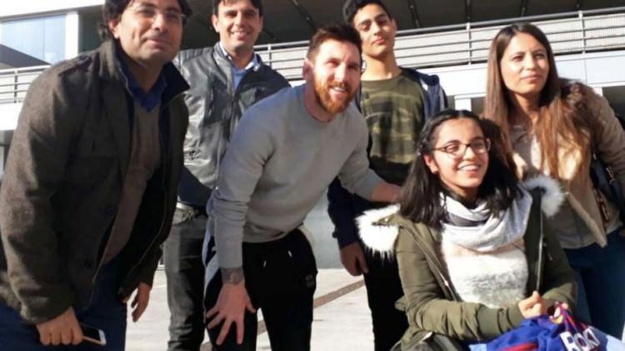 Suriyeli sığınmacıya Messi'den büyük sürpriz!