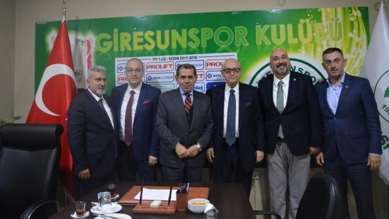 Dursun Özbek’ten Giresunspor’a ziyaret 