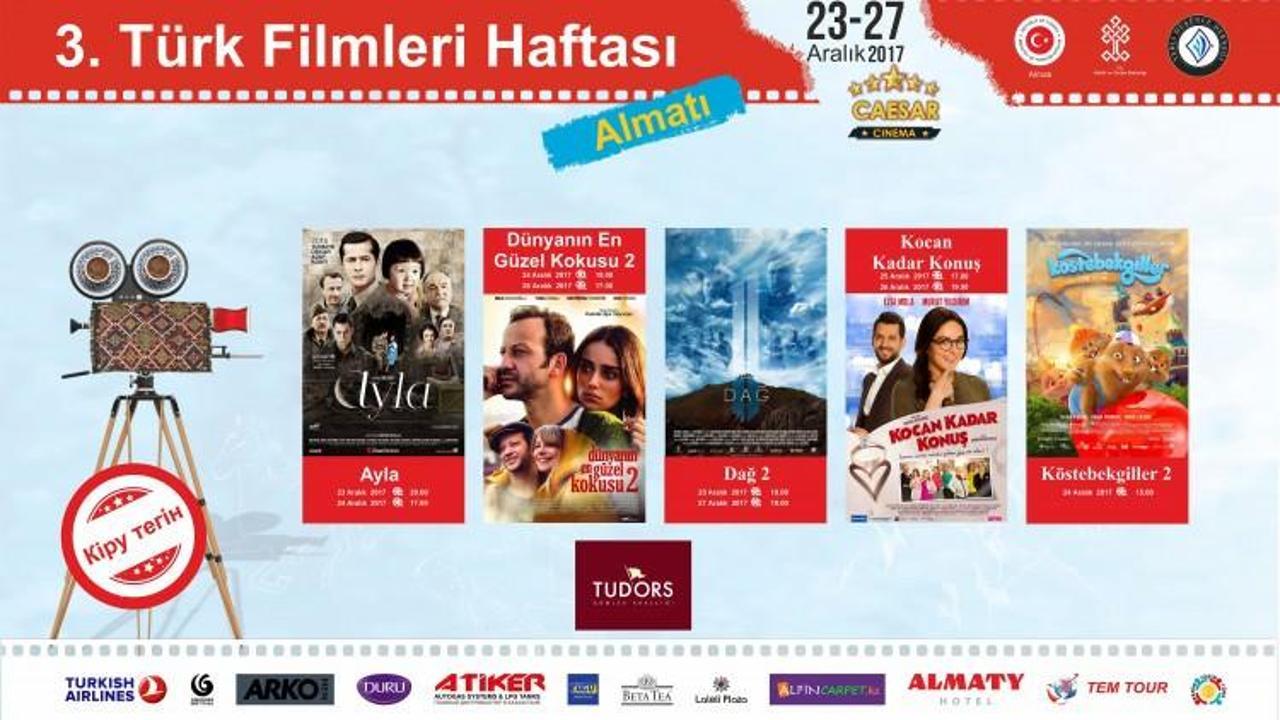 Kazakistan’da Türk filmleri haftası başlıyor