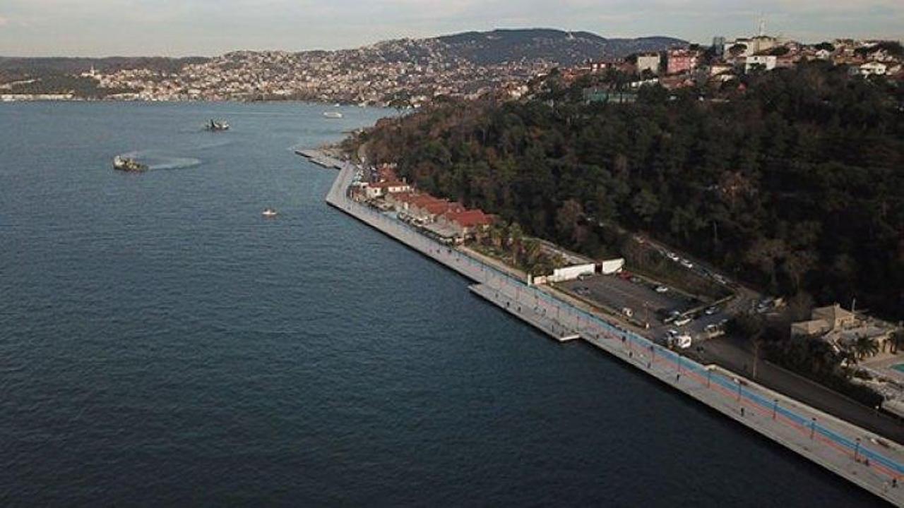 Boğaz manzaralı 3 bin 700 metrelik bisiklet yolu