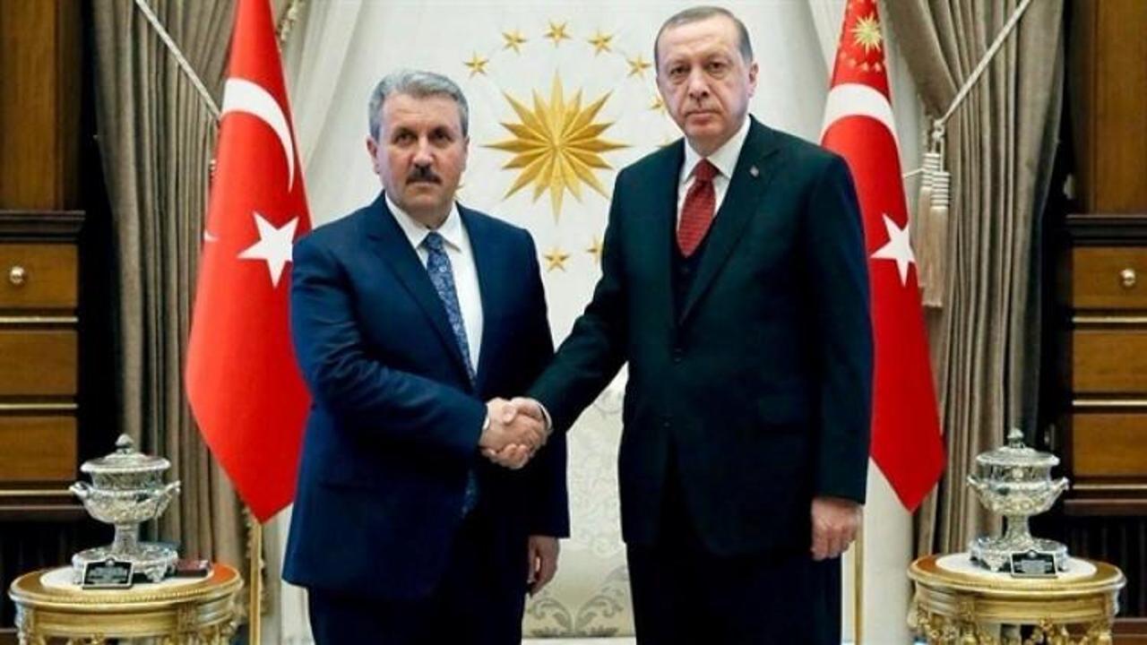 Erdoğan'la görüştü: Destici'den ittifak açıklaması