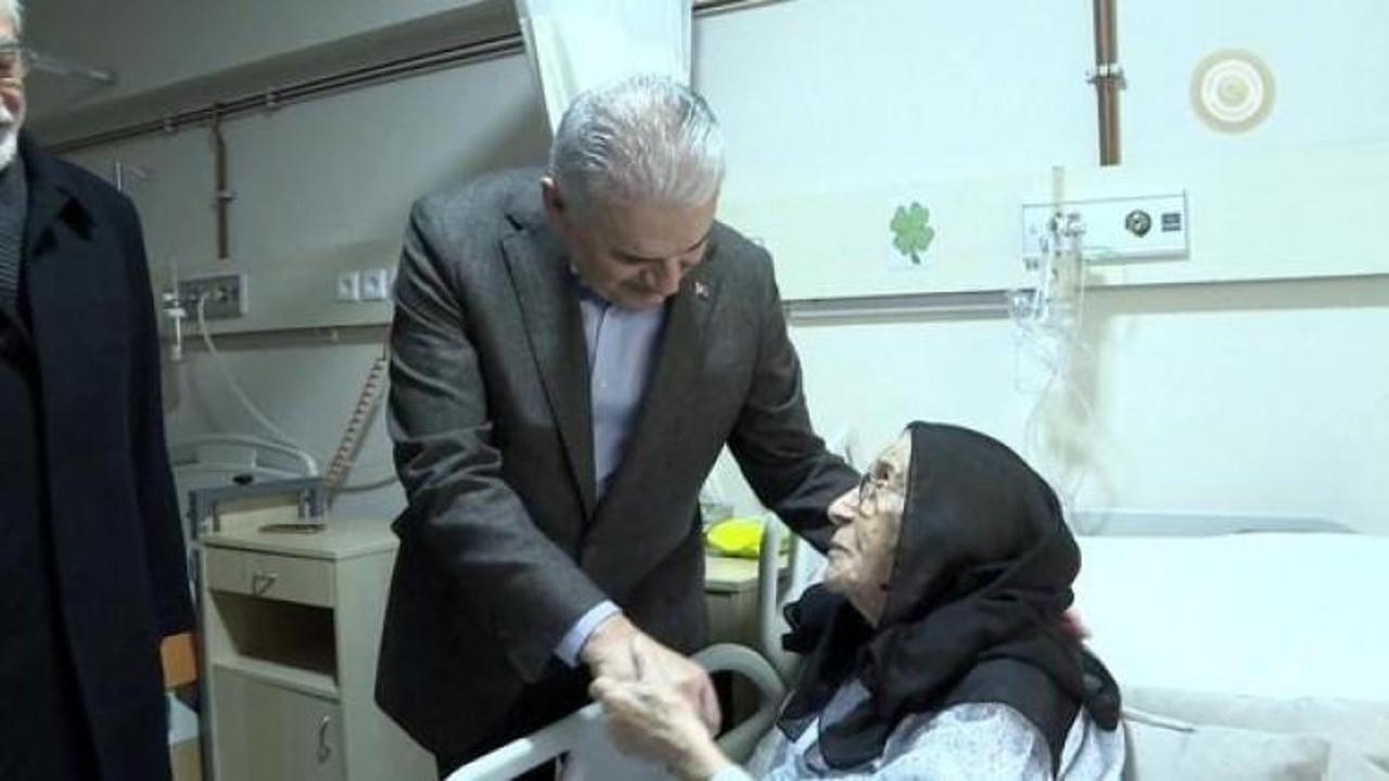 Başbakan Yıldırım'dan hastane ziyareti