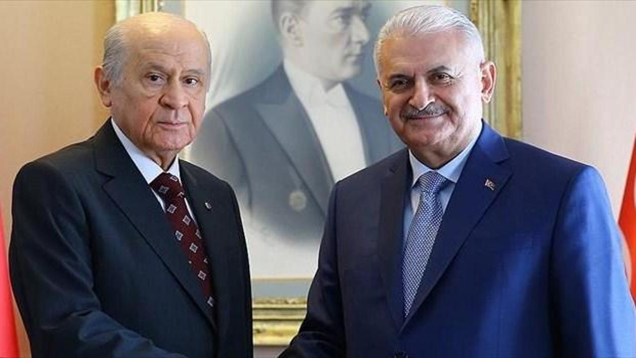 MHP Genel Başkanı Bahçeli'den Yıldırım'a tebrik