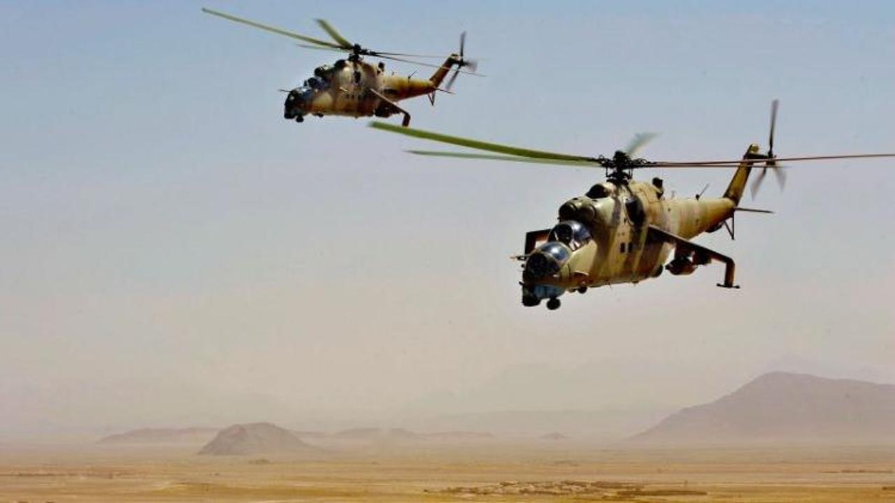 Rus helikopteri Suriye'de düştü!