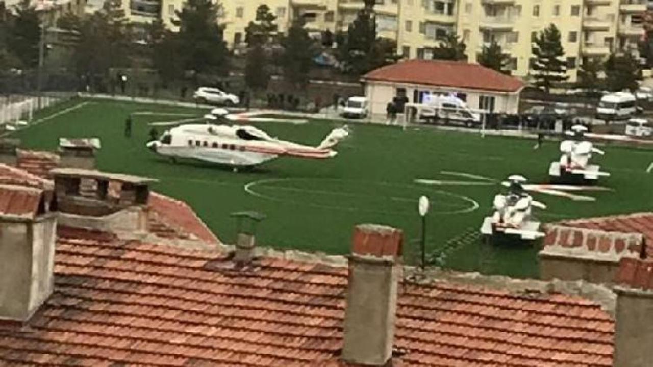 Erdoğan'ın helikopteri Yozgat'a inemedi...