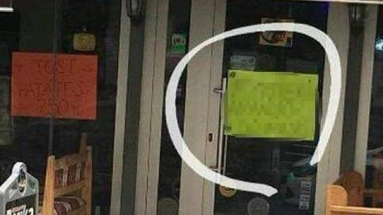  M&uuml;şteri bulamayan esnaf &ouml;yle bir şey yazdı ki...