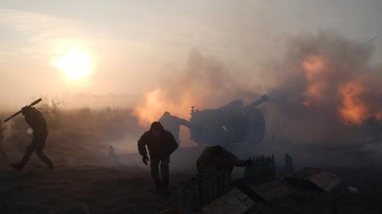 Ukrayna'dan savaş görüntüleri! Saldırıya geçtiler