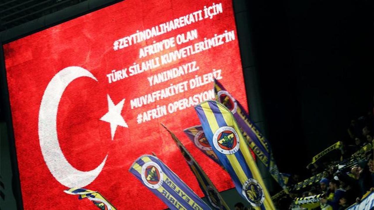 Fenerbahçe bunu paylaştı! Afrin operasyonu...