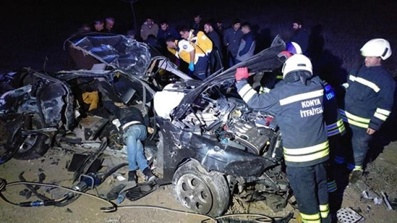Konya'da trafik kazası: 2 ölü