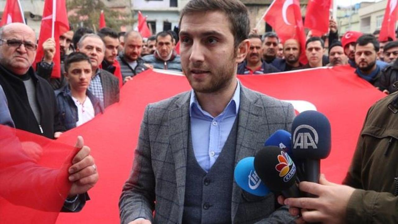 Siirt'te Türk bayraklı gönüllü askerlik başvurusu
