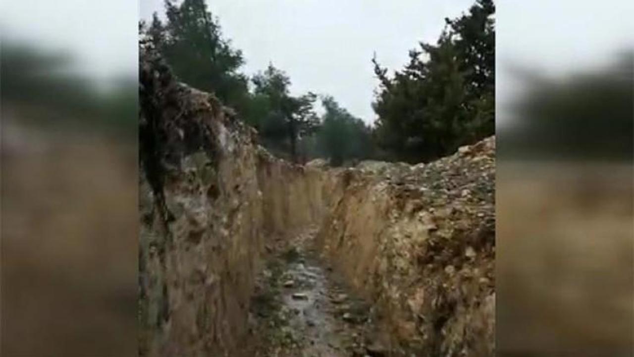 Böyle görüntülendi! Terörist mevzileri yok edildi