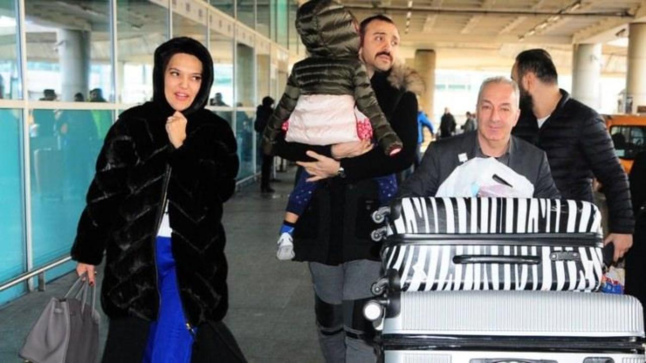 Demet Akalın İtalya'dan 8 bavulla d&ouml;nd&uuml;