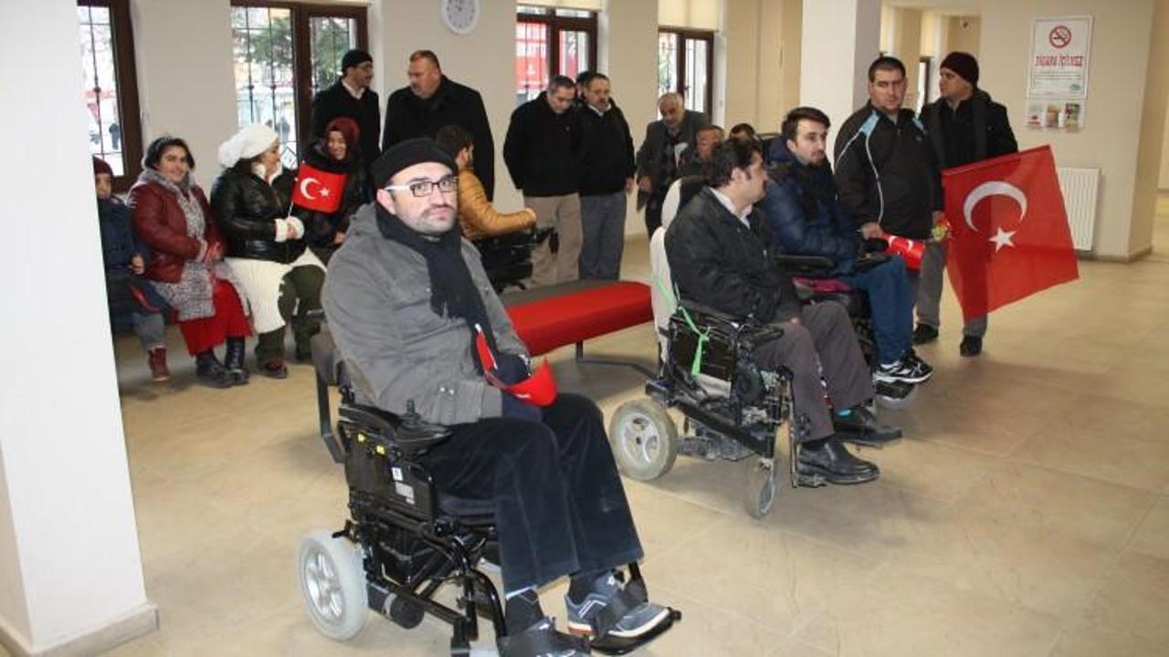 Engelli bireylerden Mehmetçiğe anlamlı destek