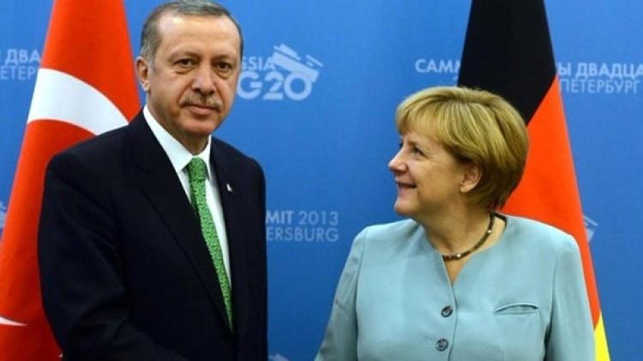 Erdoğan'dan Merkel'e sürpriz teşekkür!