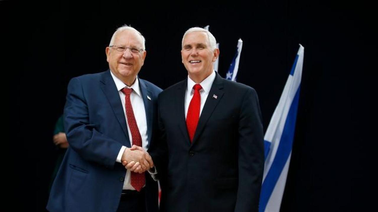 Pence, İsrail Cumhurbaşkanı Rivlin ile görüştü