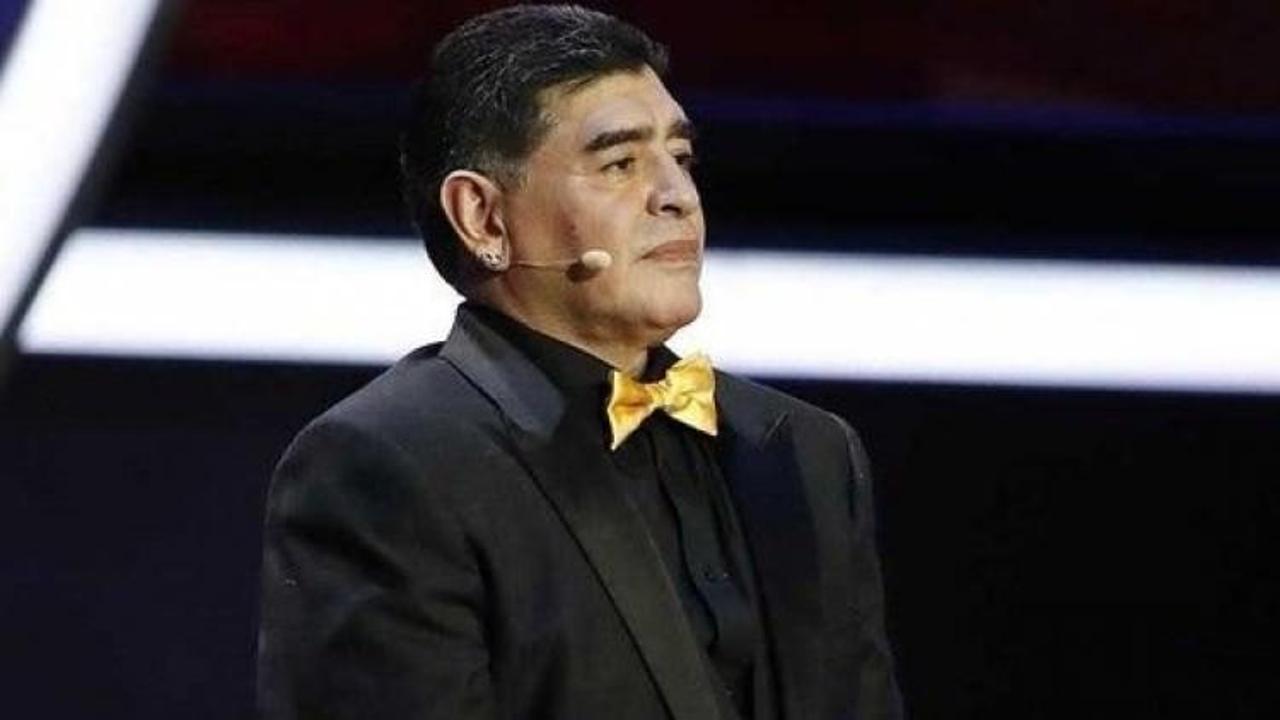 Trump'a hakaret eden Maradona'ya yasak!