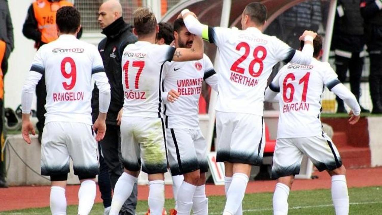 Ümraniyespor tek golle kazandı!
