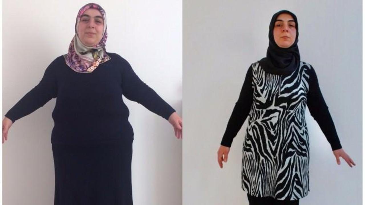 45 haftada 45 kilo verdi! 130 kg'dan...Nasıl mı?