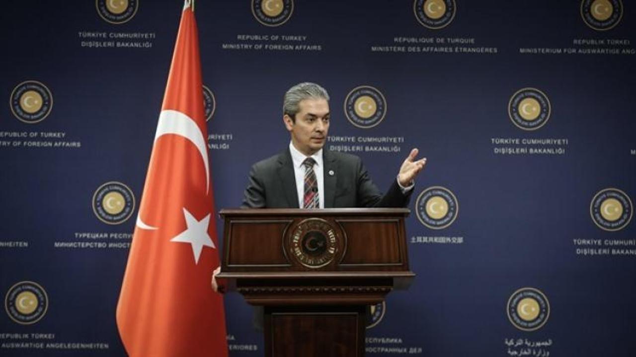 Dışişleri Bakanlığı'ndan Hollanda açıklaması