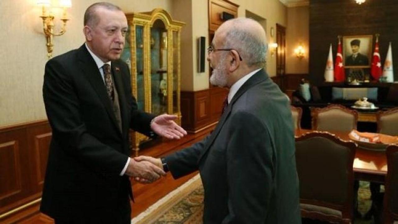 Erdoğan, Karamollaoğlu ile görüştü! İlk açıklama