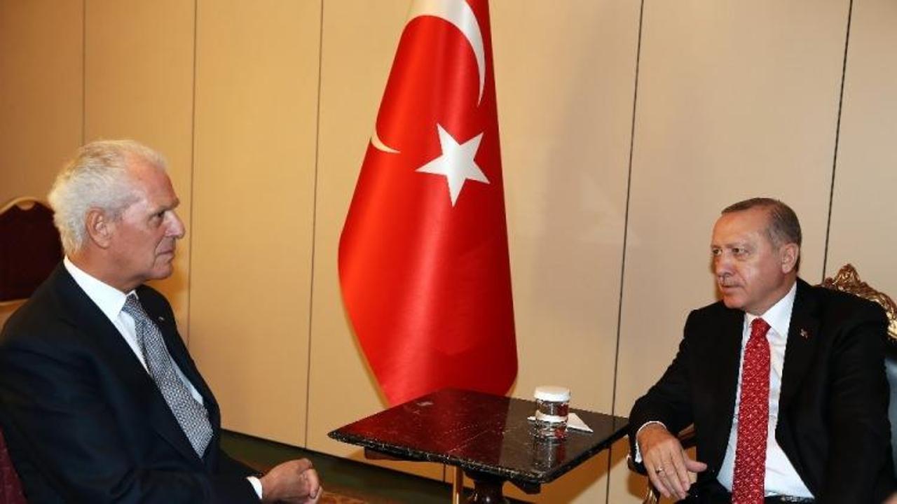 Erdoğan Pirelli Başkanı Provera'yı kabul etti
