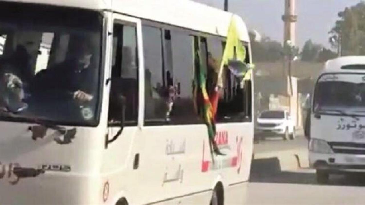 PKK konvoyu Afrin yolunda
