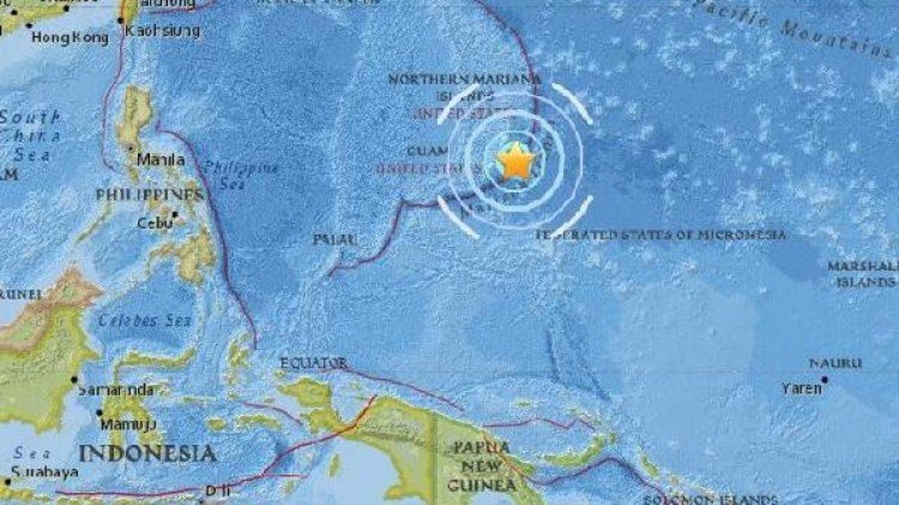 ABD'nin Guam Adası'nda şiddetli deprem!