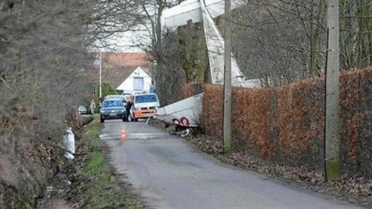 Belçika'da uçak kazası: 2 ölü