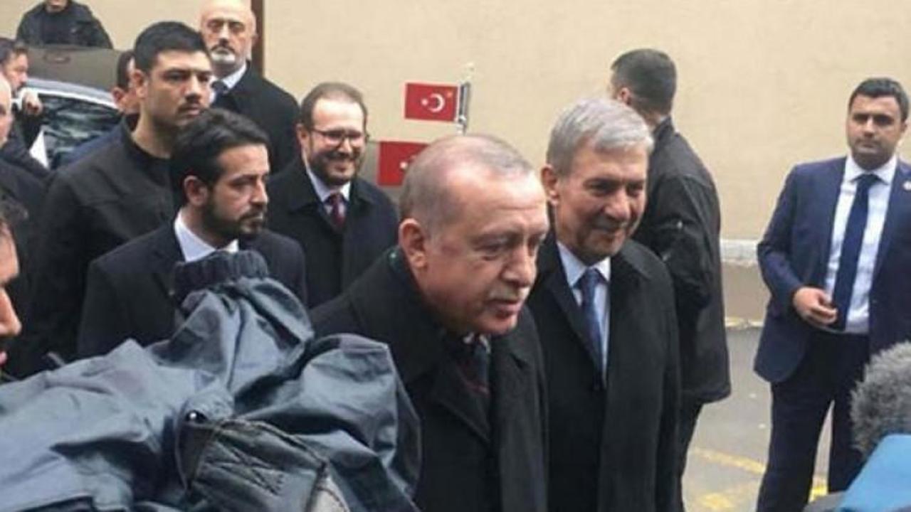Erdoğan  Kadir Mısıroğlu'nu ziyaret etti