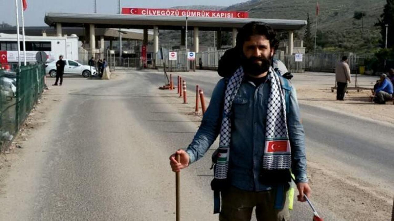 Filistin i&ccedil;in İstanbul'dan Hatay'a y&uuml;r&uuml;d&uuml;!