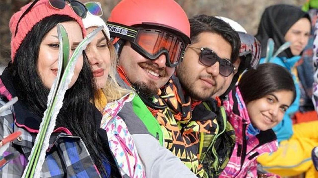 İranlı turistler Palandöken'e akın etti!