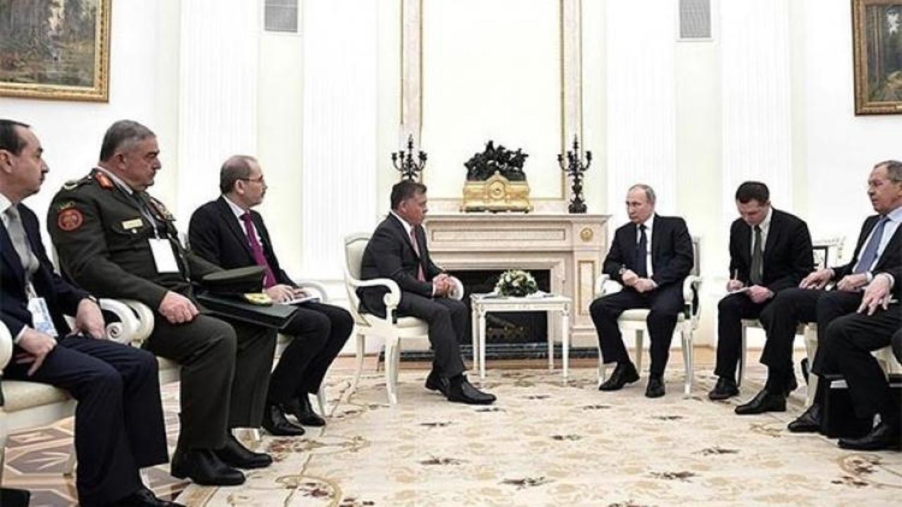 Putin ve Ürdün Kralı Abdullah Moskova'da görüştü