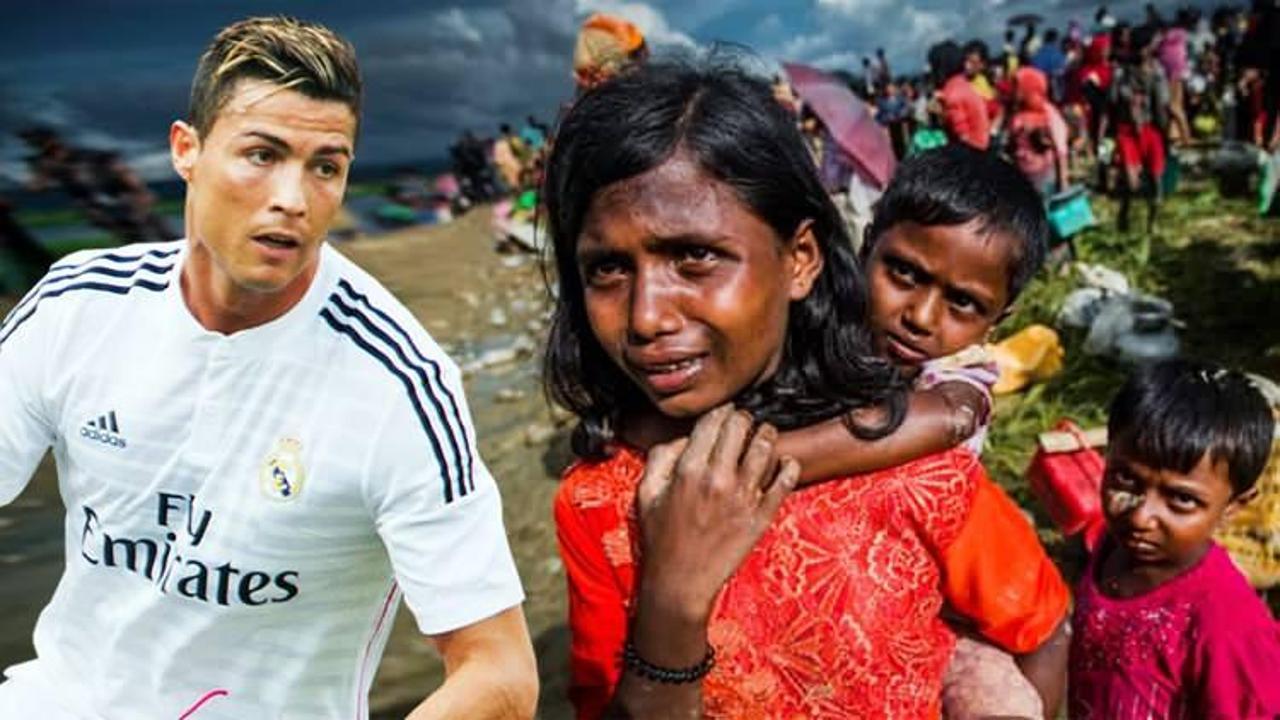 Ronaldo Müslüman çocukları unutmadı!