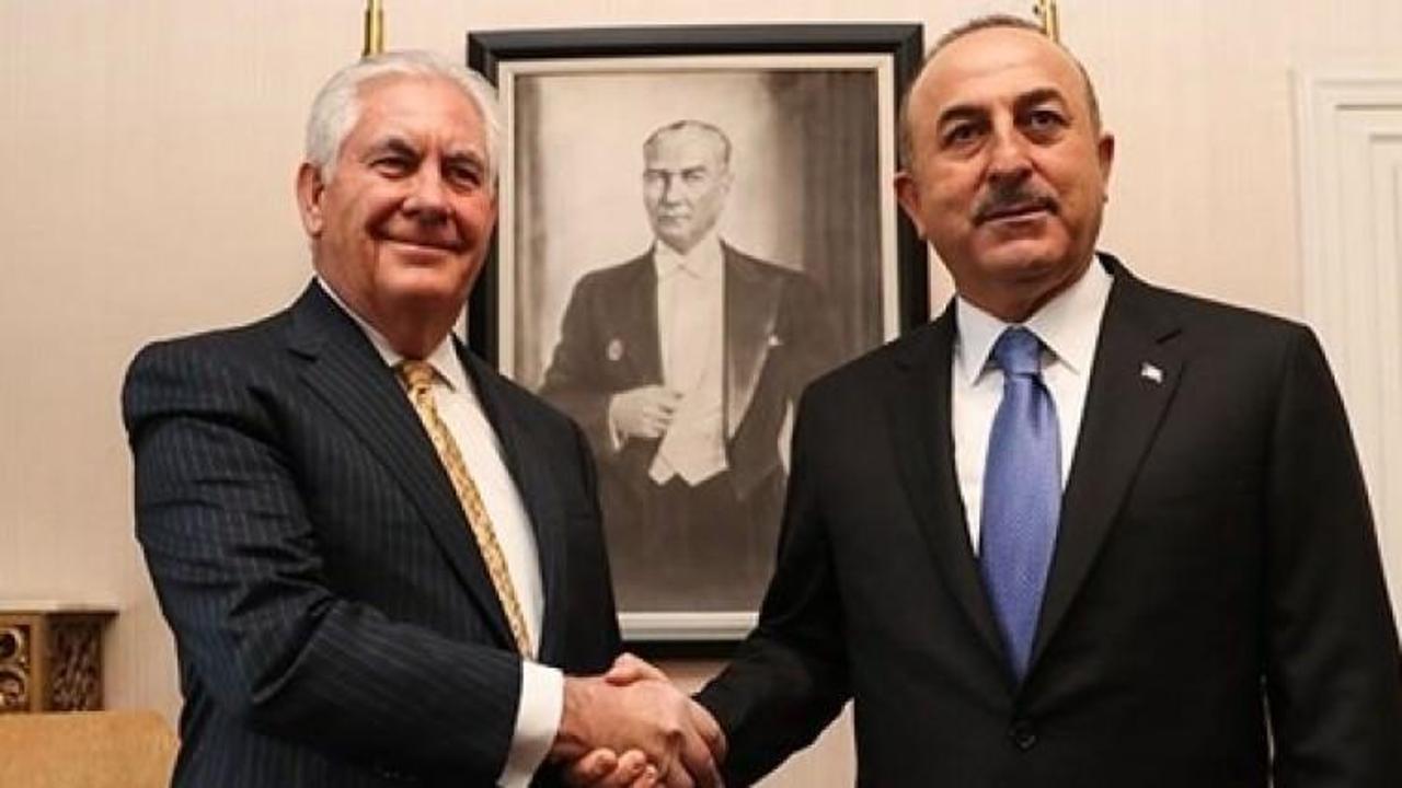 Dışişleri Bakanı Çavuşoğlu Tillerson'la görüştü