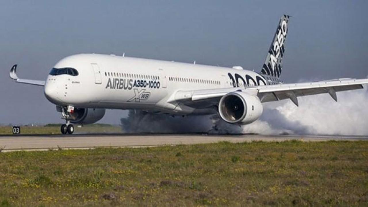 Dünyanın en güçlü uçağı Airbus A350-1000 Katar'da