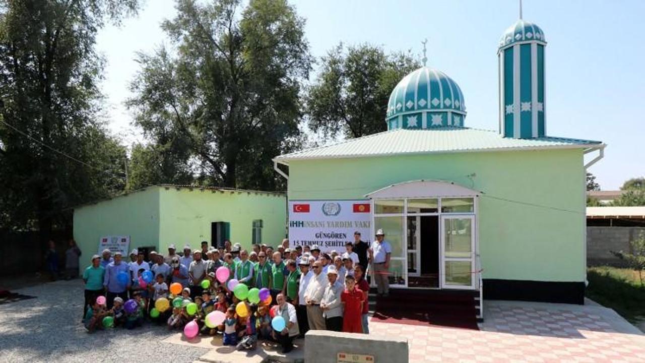 Kırgızistan'da 15 Temmuz Şehitleri Camii açıldı