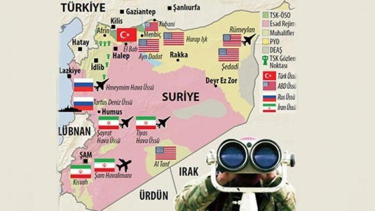 Suriye’de hangi ülke nereye konuşlandı!
