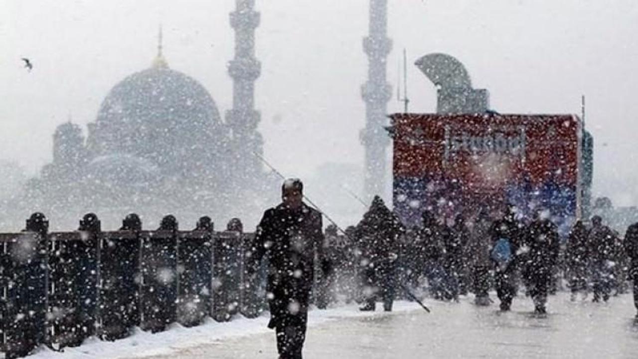 Meteoroloji'den İstanbul için kritik kar uyarısı!