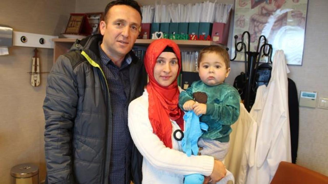 Minik Ali nadir g&ouml;r&uuml;len hastalıktan b&ouml;yle kurtuldu