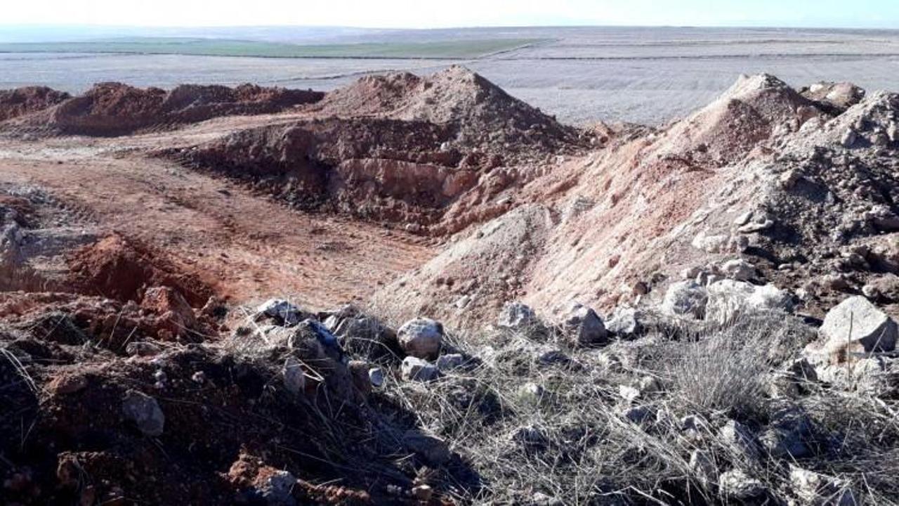 Yunak'ta ka&ccedil;ak kazı operasyonu