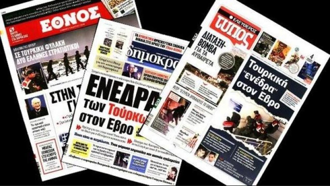 Yunan basını çılgına döndü! 'Türkler...'