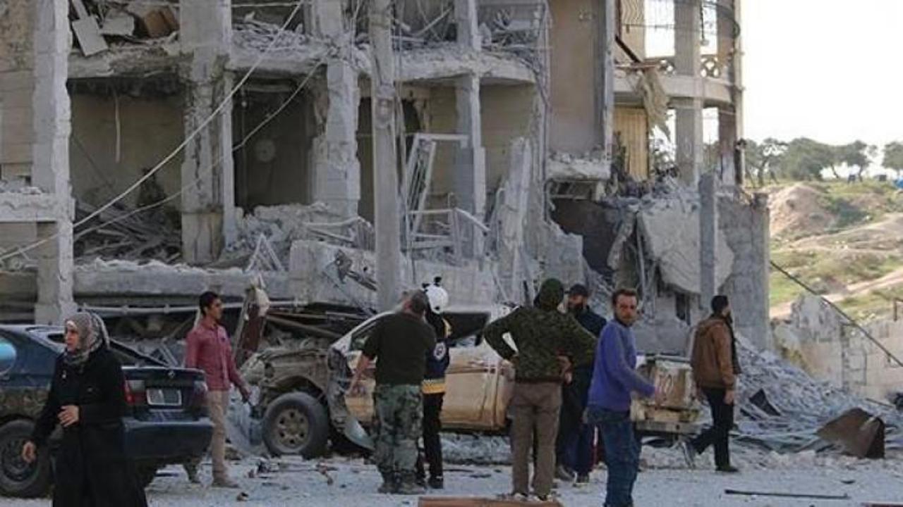 İdlib'e hava saldırısı: Ölü ve yaralılar var