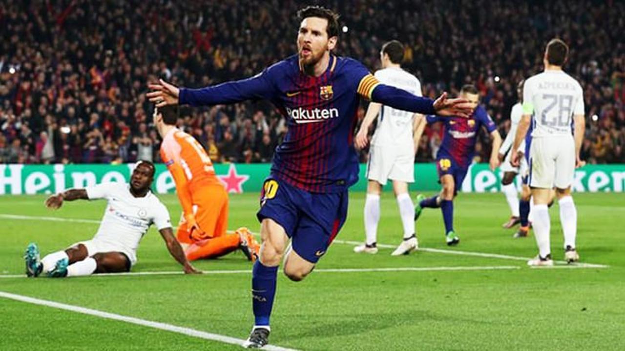 Messi'nin rekor gecesinde Barça, Chelsea'yi ezdi